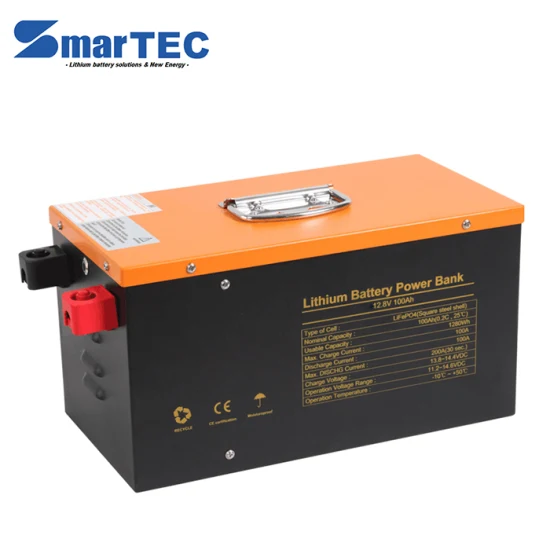 Lithium Iron Phosphate Battery 12V 100ah 200ah 300ah LiFePO4 Solar Deep Cycle Battery with Bluetooth for Solar/Marine/RV