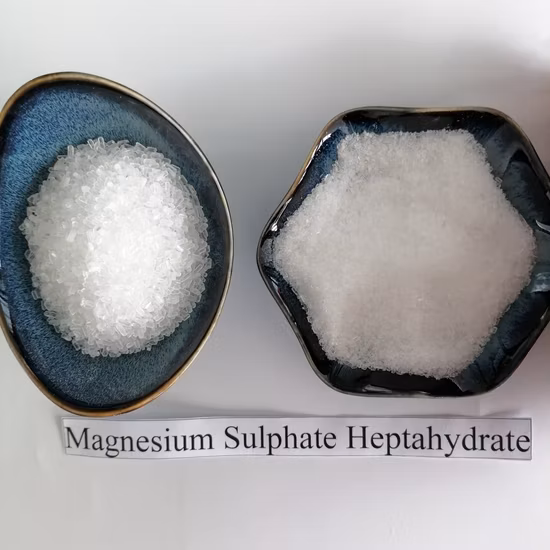 98% Purity Chemical Formula Mgso4.7H2O Fertilizer Granular Magnesium Sulphate